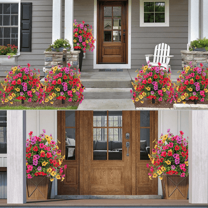 VividPetals – Allwetter-Blumenset