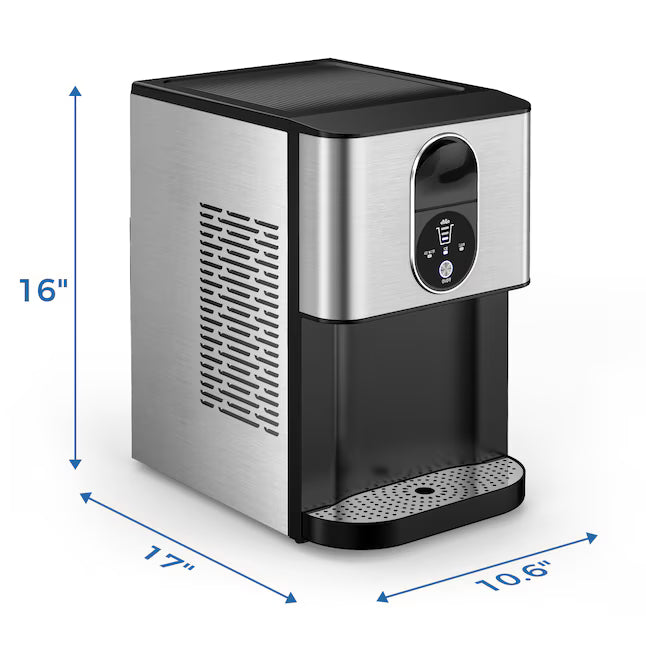 💥 Venta de Liquidación - Máquina para Hacer Hielo Nugget ❄️✨ Dispensador Automático de 20 kg/día 🧊