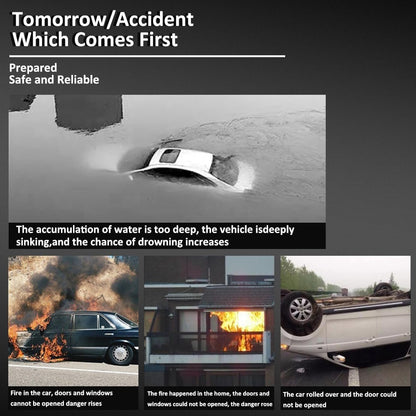 LifeSaverPro – Herramienta de Martillo Rompecristales de Emergencia