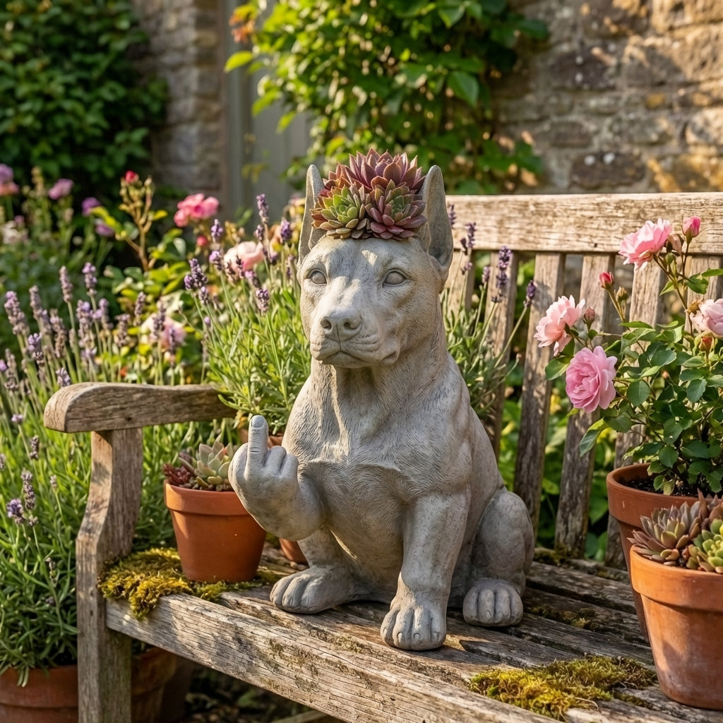 BullyPot – Dekorativer Hunde-Blumentopf