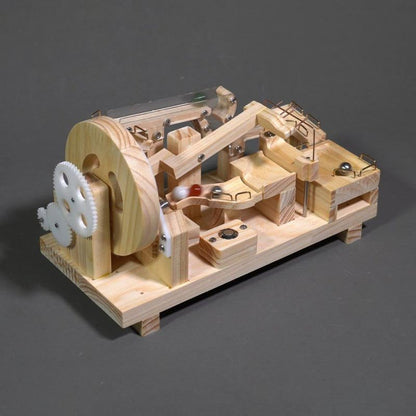 MarbleCraft – Juguete de construcción de bloques de madera con canicas
