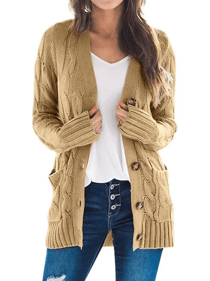 Velora – Cárdigan elegante con botones