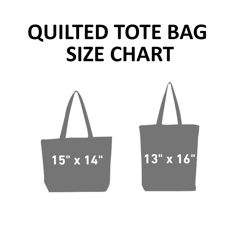 WaveTote – Bolso tipo tote de mezcla de algodón con patrón acolchado