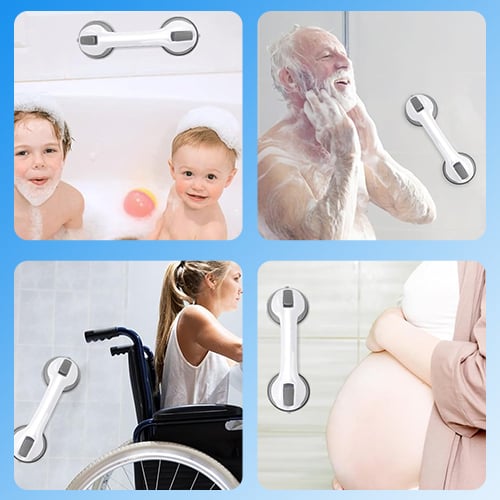 SecureBath – Asa con Ventosa Antideslizante