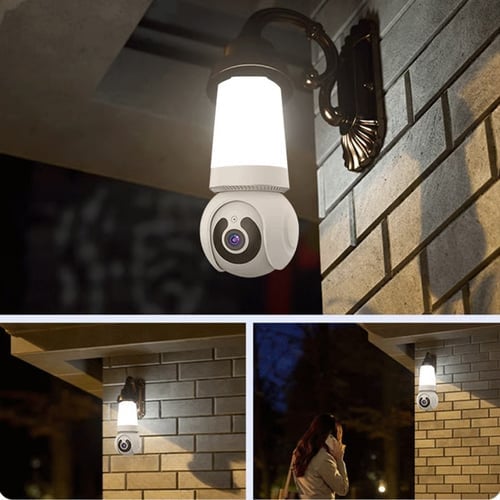 LumiGuard – Cámara de seguridad inteligente inalámbrica con bombilla