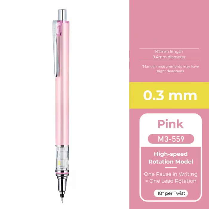 WritePro – Portaminas mecánico Advance M5-559, 0,3 mm – 0,7 mm