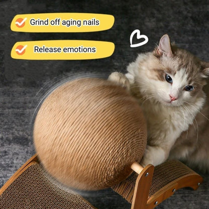 ClawSphere – Juguete de Bola Rascador para Gatos