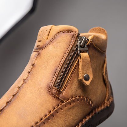 Hudson — Handgenähte Lederstiefeletten