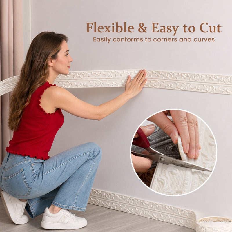 TrimFlex – Cinta de borde adhesiva decorativa