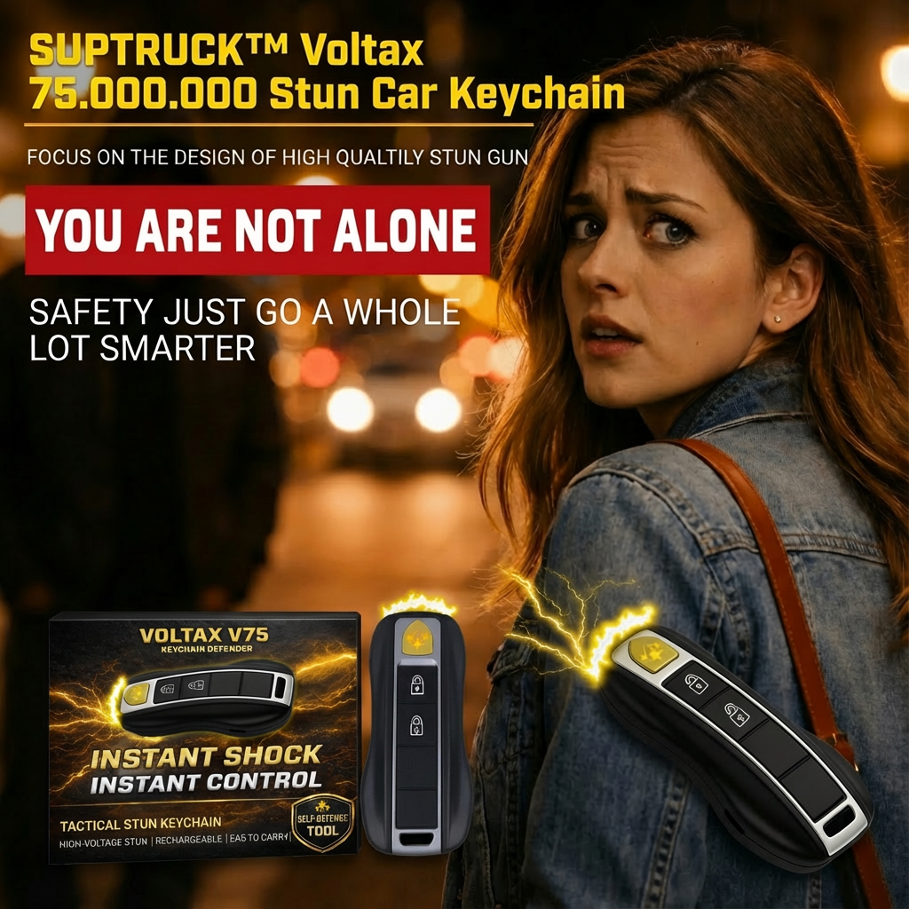 💥 2026 Top-Angebot: 75 % RABATT 🔦 SUPTRUCK™ Voltax 75M Elektroschock-Autoschlüsselanhänger ⚡