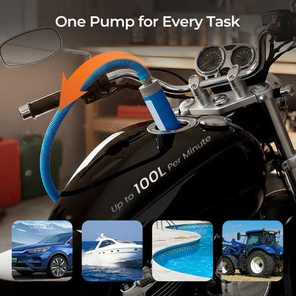 PowerPump Elite – Kit de transferencia de aceite y agua