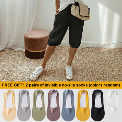 Florel – Atmungsaktive Caprihose mit Kordelzug