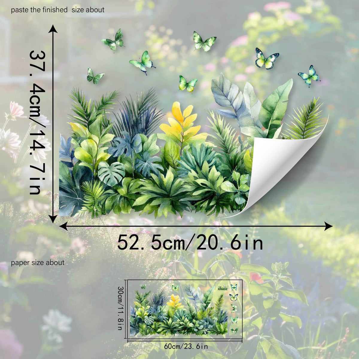FloraGlow – Vinilo Decorativo de Flores Vibrantes para Ventana