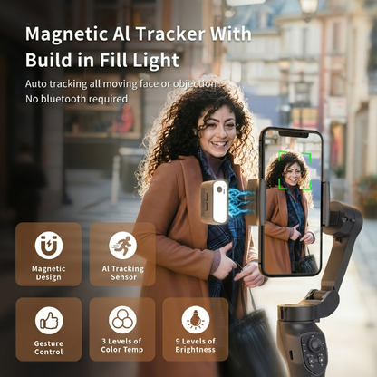 VibeShot: estabilizador con inteligencia artificial y seguimiento inteligente