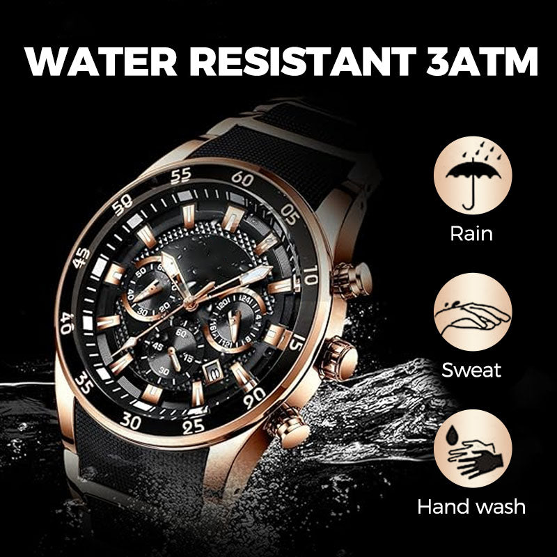 TimeForge – Reloj multifunción resistente para hombre