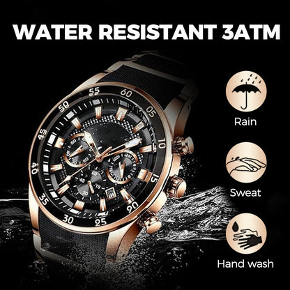 TimeForge – Reloj multifunción resistente para hombre