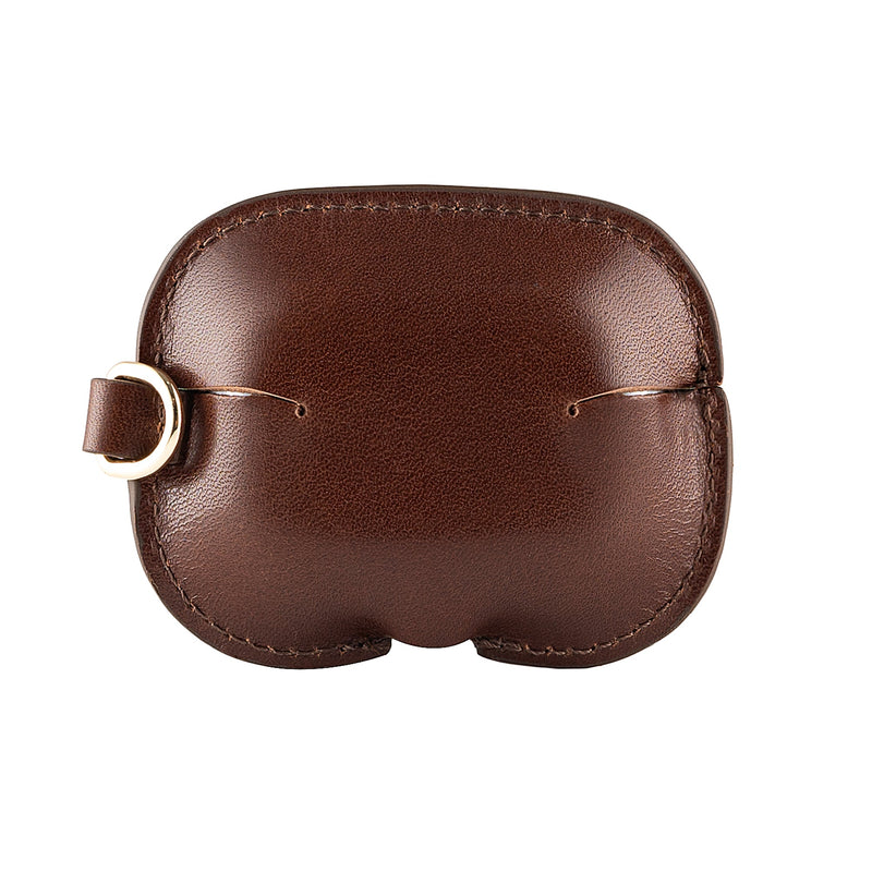 LuxeShield – Funda protectora de cuero genuino premium para AirPods