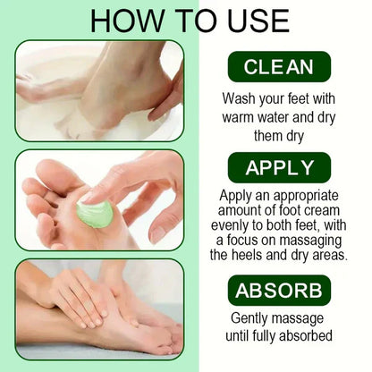 AloeSoothe – Crema hidratante para pies con aloe vera y árbol de té