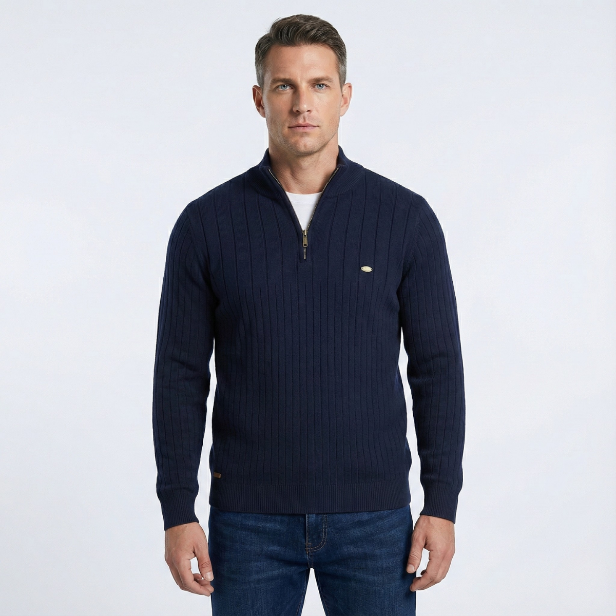 Jenson Quarter-Zip-Pullover | ALEVITA