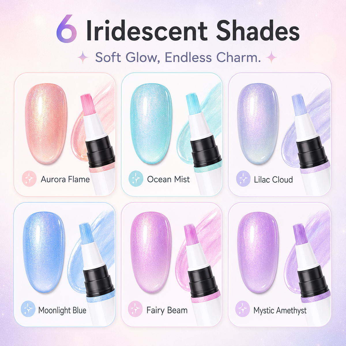 NailGlow Pro - Lápiz de Esmalte en Gel 5 en 1
