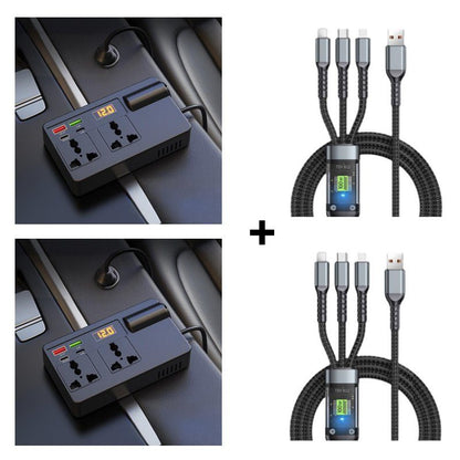 CarvaVolt - Inversor de corriente con pantalla digital