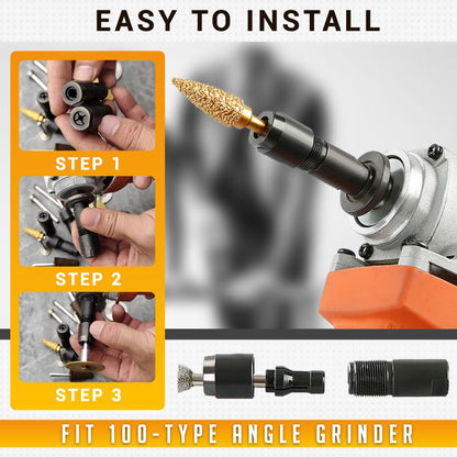ToolForge – Modifizierter Winkelschleifer-Adapter