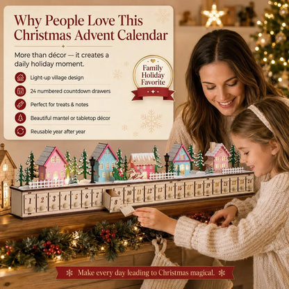 ChristmasGlow - Calendario de Adviento Pueblo Navideño