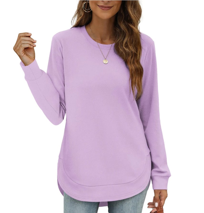 CurveFit – Weiches Crewneck-Sweatshirt für ganztägigen Tragekomfort