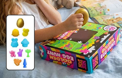 TreasurePop – Juguete antiestrés de búsqueda del tesoro del huevo dorado