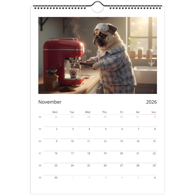 PugVibes Planer – Jahr des Glücks