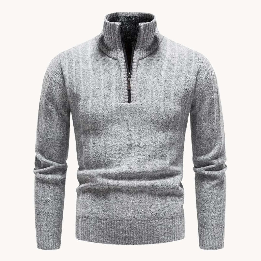 Freddie Quarter-Zip-Pullover | ALEVITA