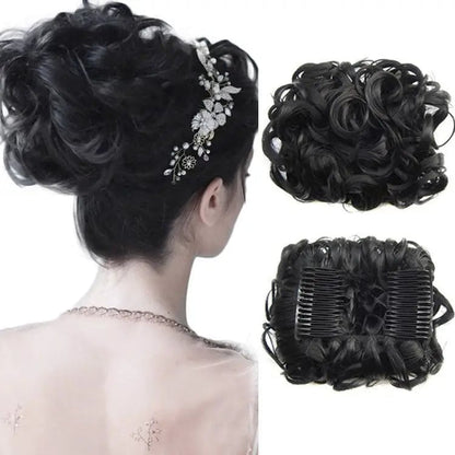 CurlNest – Moño Despeinado para un Estilo Chic Diario