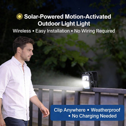 SunSense - Luces solares automáticas con sensor de movimiento para jardín