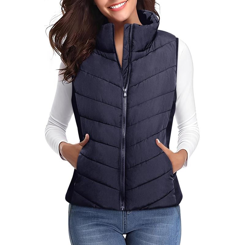 Warmora – Ärmellose Slim-Fit-Winterweste