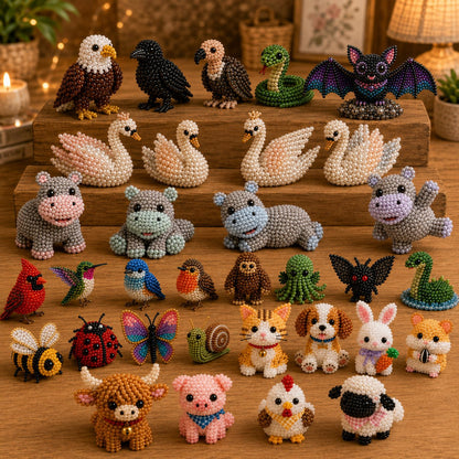 BeadCraft Mini – DIY-Set für winzige 3D-Perlentiere