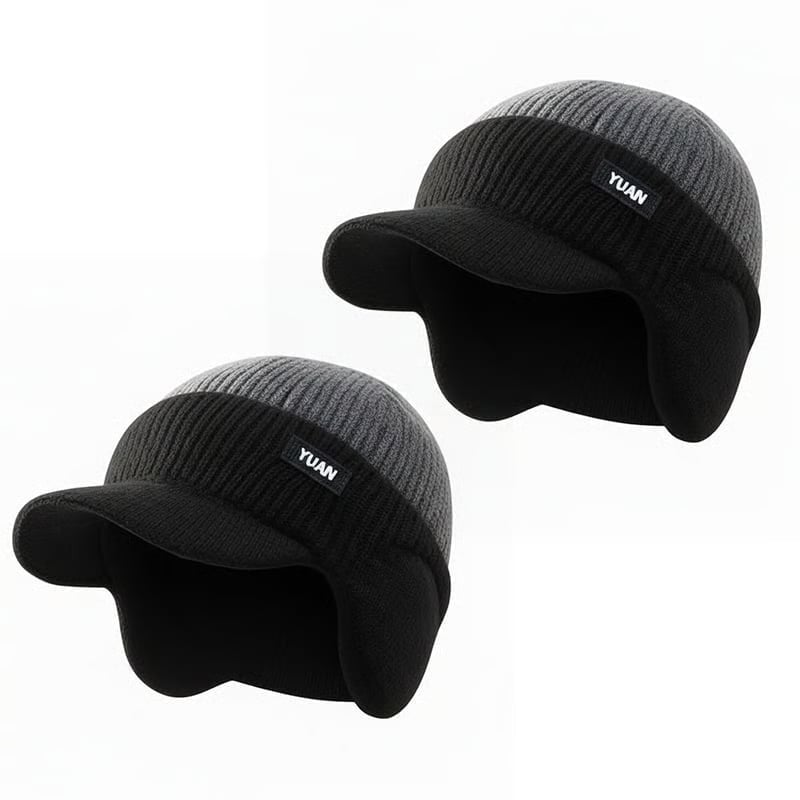 FrostFlex - Gorro de Invierno Cortavientos con Visera de Ajuste Elástico
