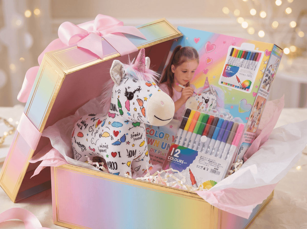 ColorCuddle – DIY-Einhorn-Plüsch-Set