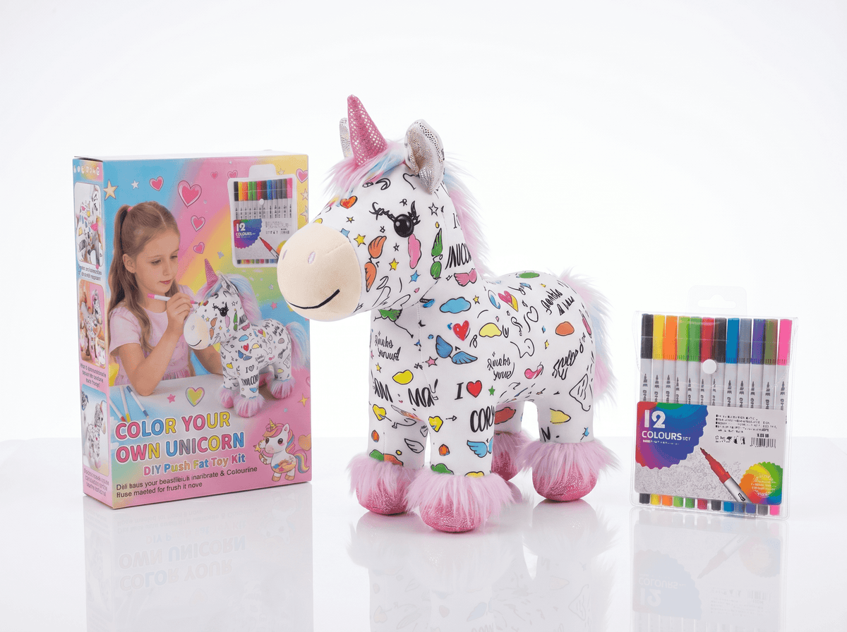 ColorCuddle – DIY-Einhorn-Plüsch-Set
