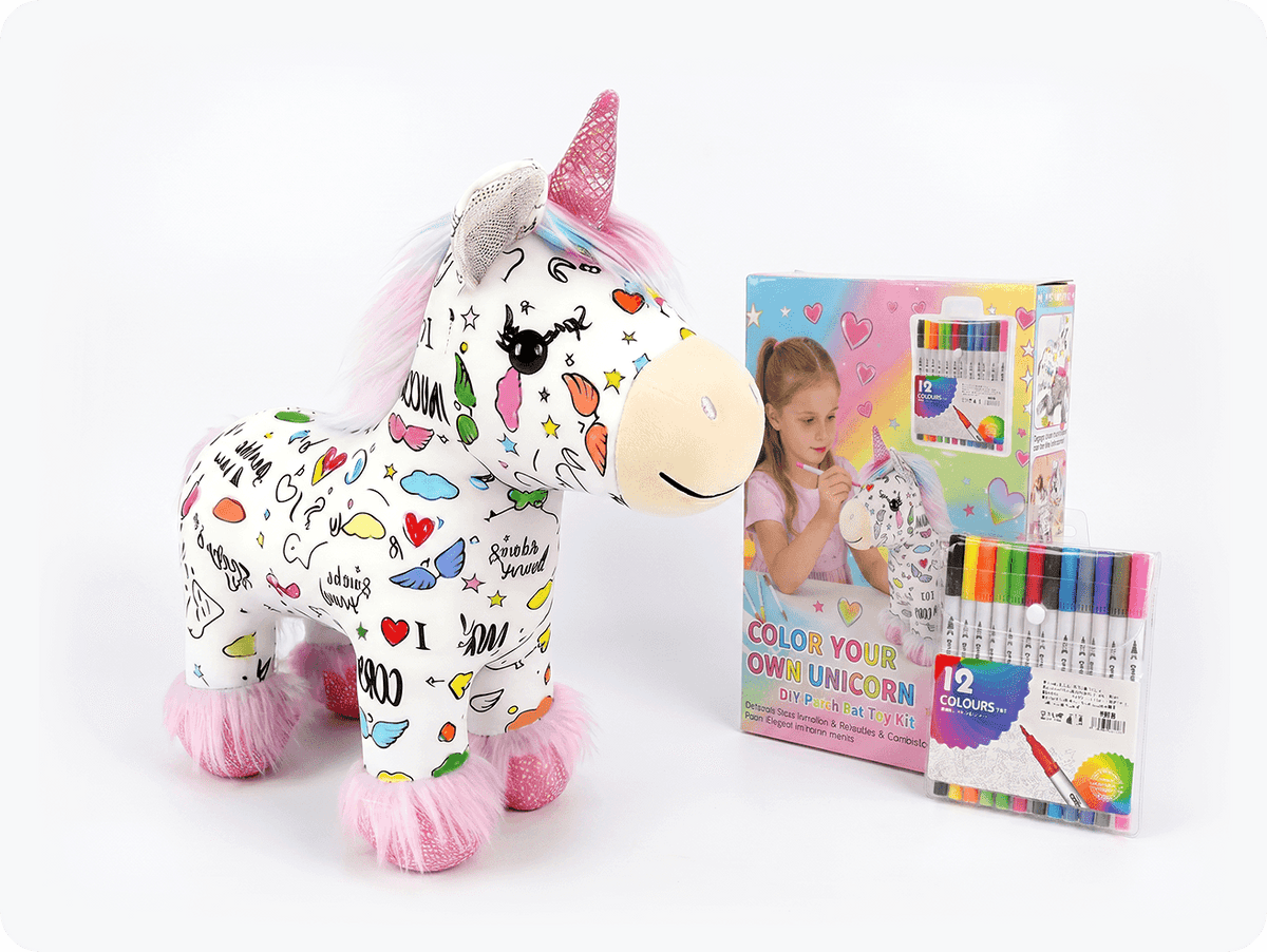 ColorCuddle – DIY-Einhorn-Plüsch-Set