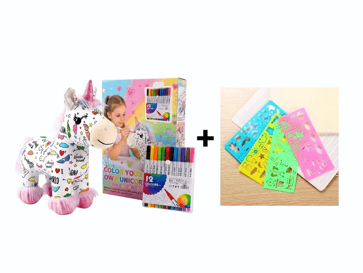 ColorCuddle – DIY-Einhorn-Plüsch-Set