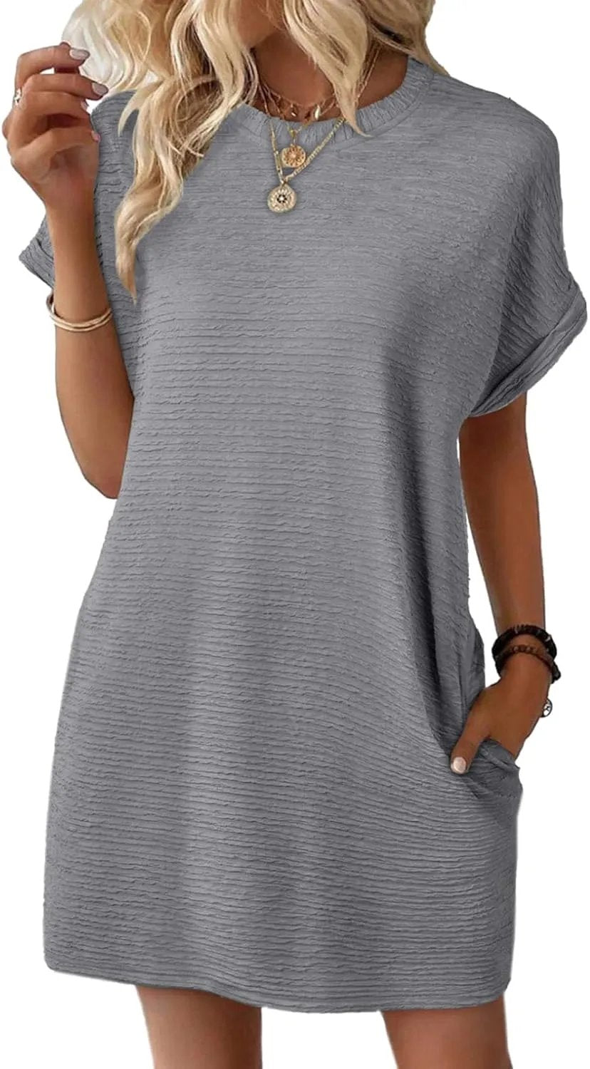AuraBreeze – Leichtes Sommer-Taschenkleid