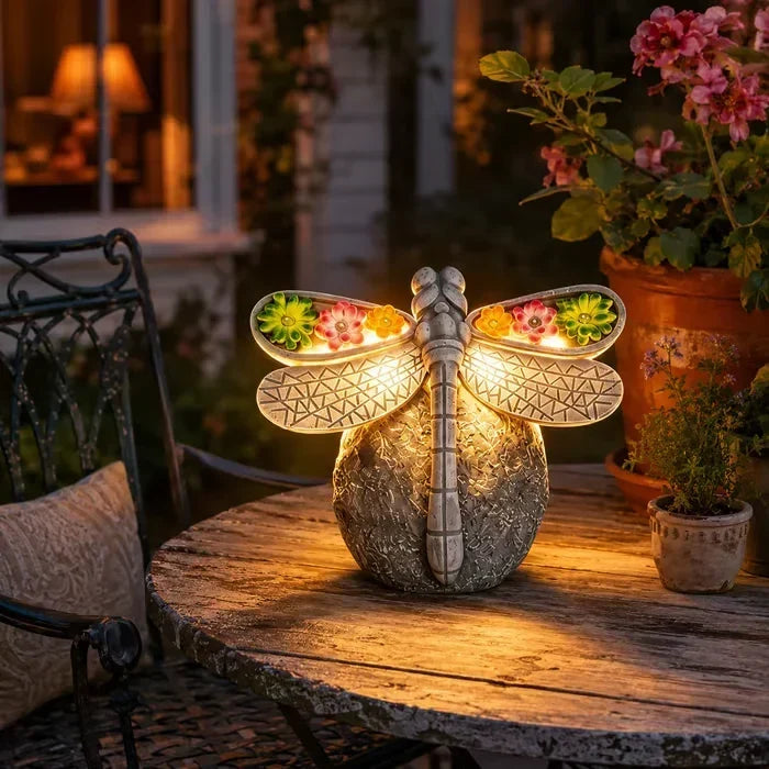 GlowWing – Luz solar para jardín con forma de libélula