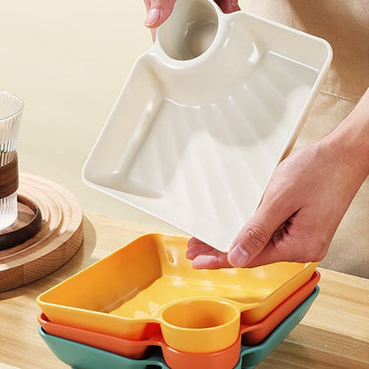 DipMate – Plato Inteligente con Separador para Salsas