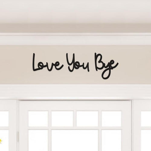 SweetEntry – Decoración de pared para recibidor "Family Love You Bye"