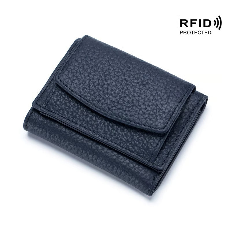 AuraVault – Premium-Lederbrieftasche mit RFID-Schutz
