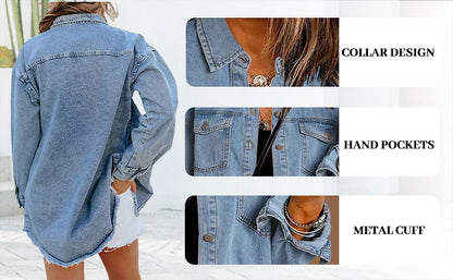 UrbanChic – Chaqueta vaquera con estilo para mujer
