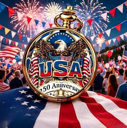 LibertyChrono – Reloj de Bolsillo 250 Aniversario de EE. UU.