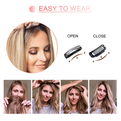 VolumeGrace – Nahtlose wellige Haar-Topper-Extension