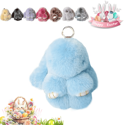 HopCharm – Llavero de peluche con conejito adorable