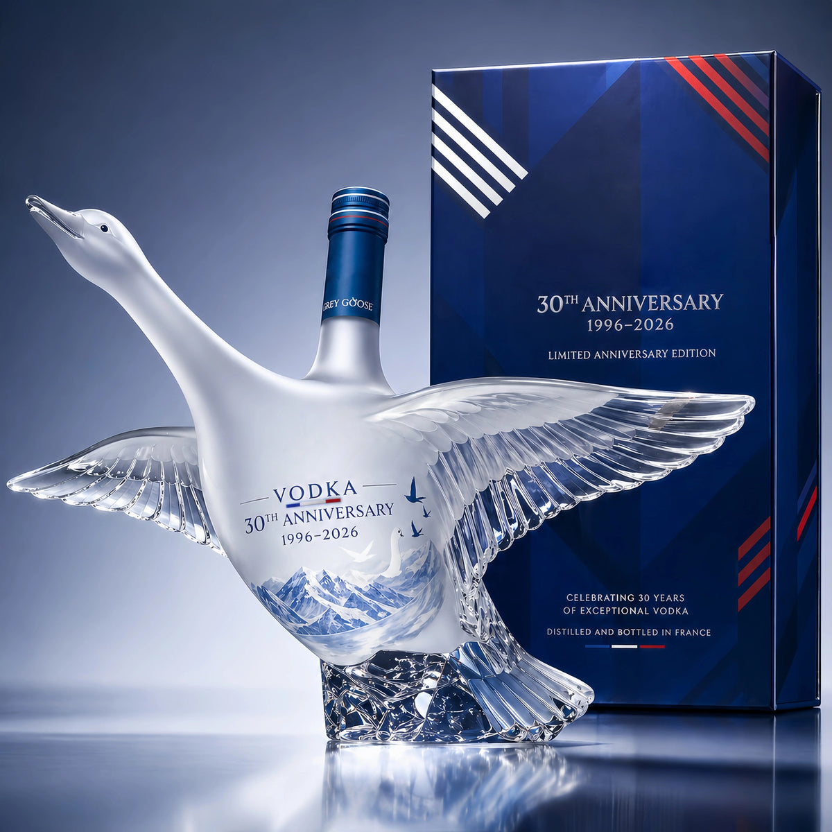 FrostVault – Limitierte Jubiläums-Wodkaflasche zum 30. Jahrestag